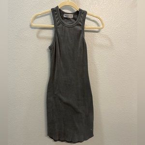 Gray tank dress